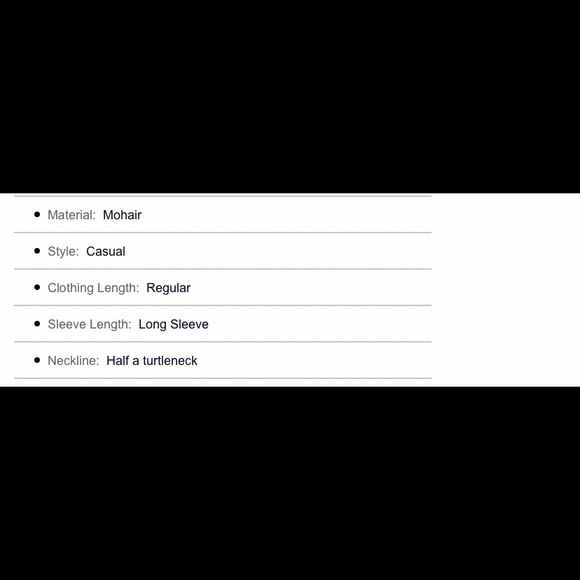 COFFEE AND BLACK MOHAIR SWEATER NWOT - Picture 6 of 6